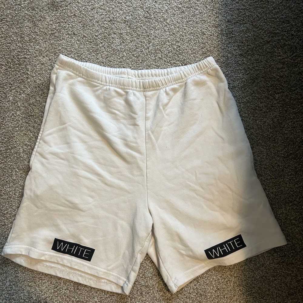 OFF-WHITE White Men's Shorts
